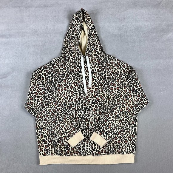 George Tops - GEORGE Hoodie UNISEX Leopard print SIZE XL Pullover!